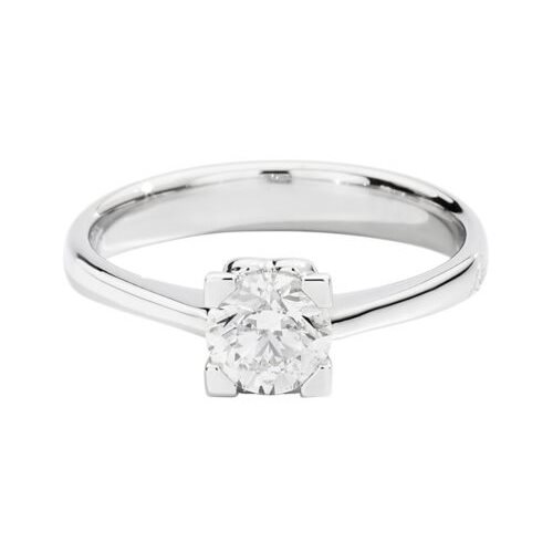 Anello Recarlo Donna Anniversary Square in Oro bianco Diamante 0.1 Ct R01SO030/010-12 - R01SO030/010-12